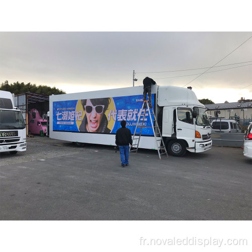 Camion de panneau d&#39;affichage mobile mené par P8 à vendre